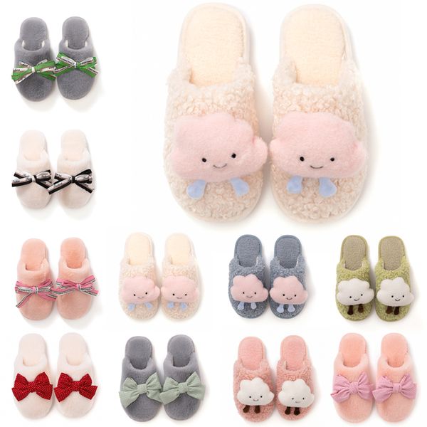

fur slippers winter for women red pink matcha yellow pink white snow slides indoor house outdoor girls ladies furry slipper soft6 ry, Black