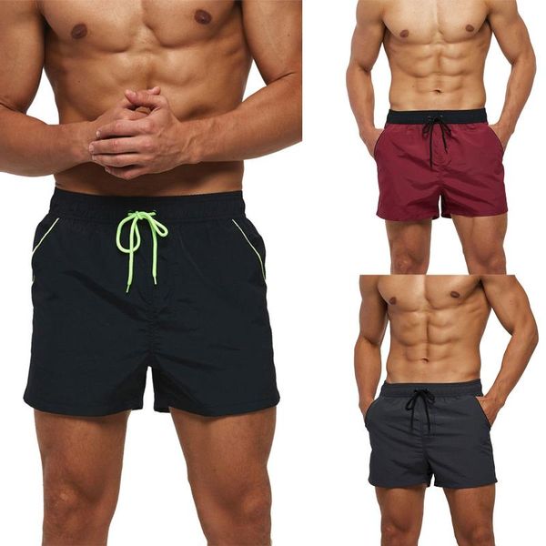 

men's shorts men fashion beach stylish with pockets for beach, surfing wear, White;black