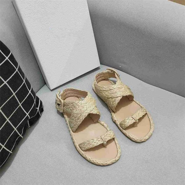 

sandals clip toe women shoes cane flat zapatillas mujer casual chaussure femme weave ladies summer sandalias size 35-41, Black