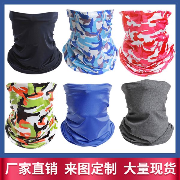 

outdoor summer riding mask sports scarf ice silk sunscreen men's and women's universal magic headscarf