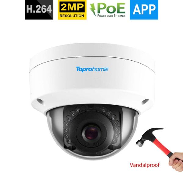 

cameras ohomie hd 720p 960p 1080p 48v poe ip camera ip66 vandalproof in/outdoor dome security onvif video surveillance p2p