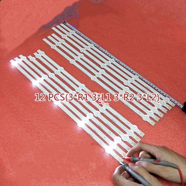 

100%new-original 12 pcs(3*r1 3*l1 3*r2 3*l2) led backlights for 6916l-1273a 6916l-1241a 6916l-1276a 6916l-1272a lg 50ln5400