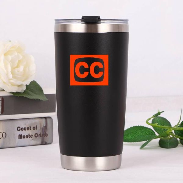 

water bottles double wall stainless steel mug cup bottle car print logo