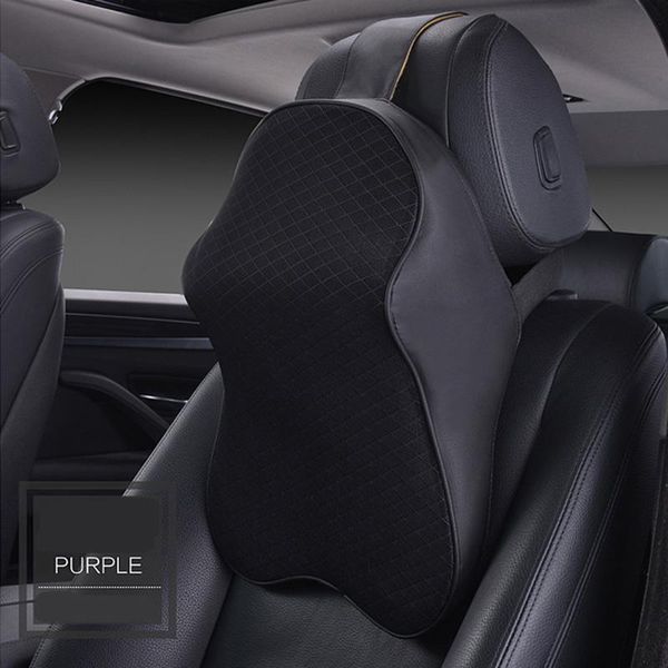 

seat cushions mesh car headrest travel pillow summer ice silk automobile neck rest waist supports cushion for auto cover accessories