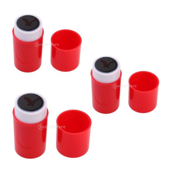 

golf balls 3pcs colorfast quick-dry ball stamper marker impression seal eagle