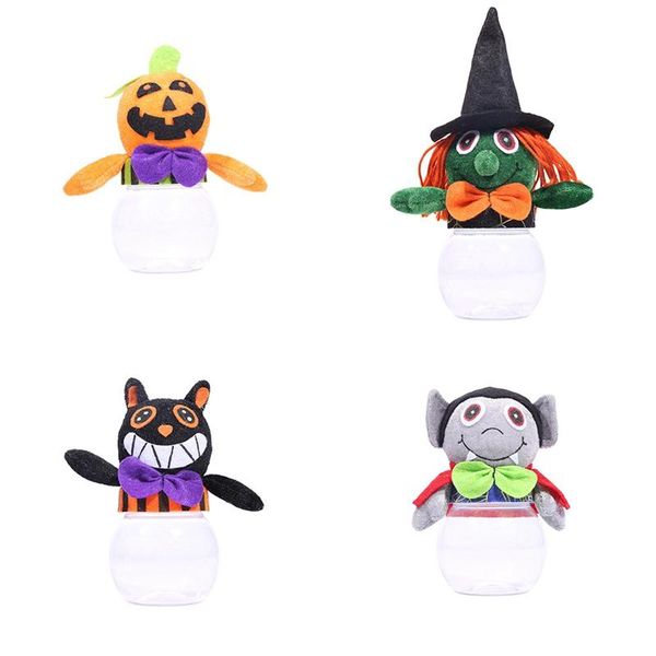 

gift wrap 4pcs halloween candy jar sweets storage container cane party favors holder