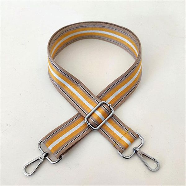 

bag parts & accessories nylon belt straps for women shoulder messenger bags adjustable wide strap accesseries rainbow handbag chain female, Black