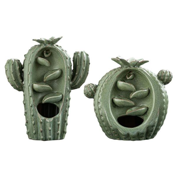 

fragrance lamps creative ceramic incense burner waterfall backflow holder buddhism censer