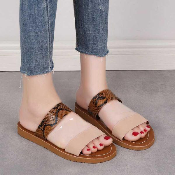 

slippers 2021 women beach flat slides pu leather comfortable clear pvc ladys shoes sapatos de mujer, Black