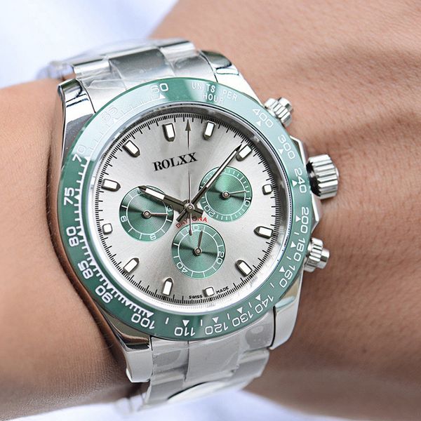 

mens watch automatic mechanical watches 43mm luminous waterproof wristwatch sapphire fashion business wristwatches montre de luxe, Slivery;brown