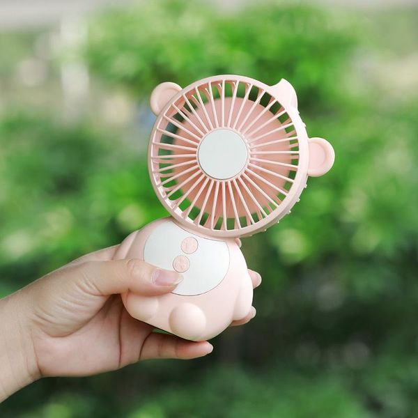 

electric fans monkey elf fan summer outdoor handheld 1200mah with table lamp mini