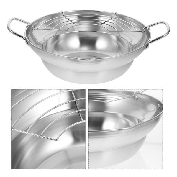 

pans 1 pc durable japanese style tempura fryer practical home mini non-stick