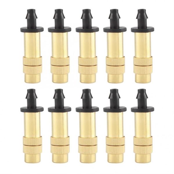 

watering equipments nozzle 10pcs adjustable copper sprinkler head micro misting garden helium cylinder
