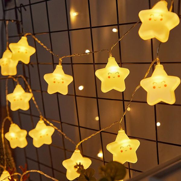 

strings big star light string twinkle garlands battery powered christmas lamp holiday lighting party wedding xmas decorative fairy