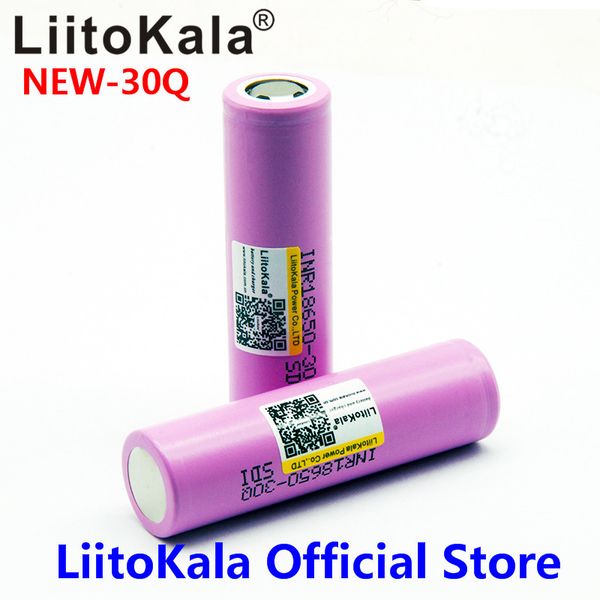 

100% original for inr 18650 battery 3.7v 3000mah inr18650 30q li-ion rechargeable batteries