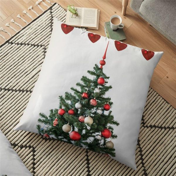 

cushion/decorative pillow funny christmas tree hearts printed cushion cover interesting halloween 45*45cm throw case decorative for home