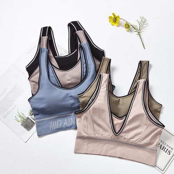 

camisoles & tanks style english letters color contrast beautiful back wrapped chest gathered anti light wide shoulder belt v-back no steel, Black;white