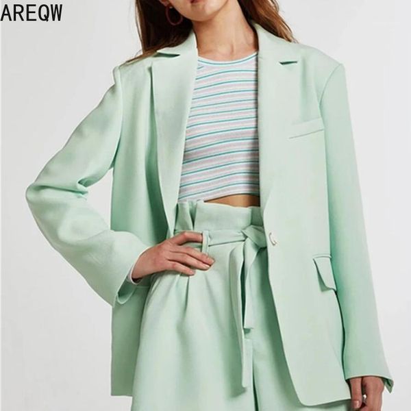 

fruit green casual blazer jacket female european fashion lapel long sleeve women women's suits & blazers, White;black