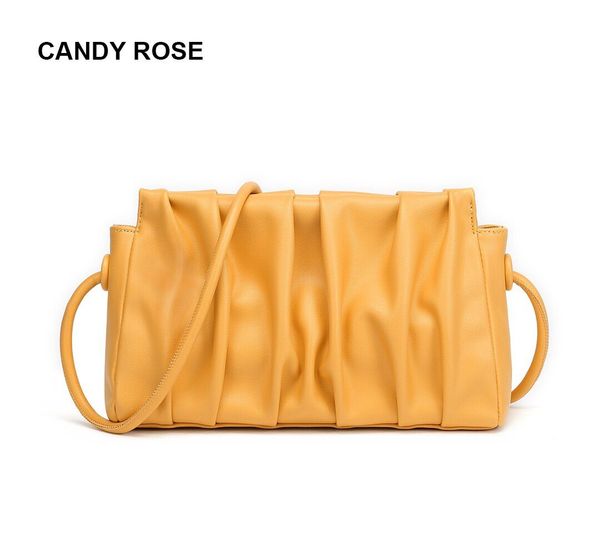 

candy rose 2021 women's fashion shoulder bag pleated underarm envelope