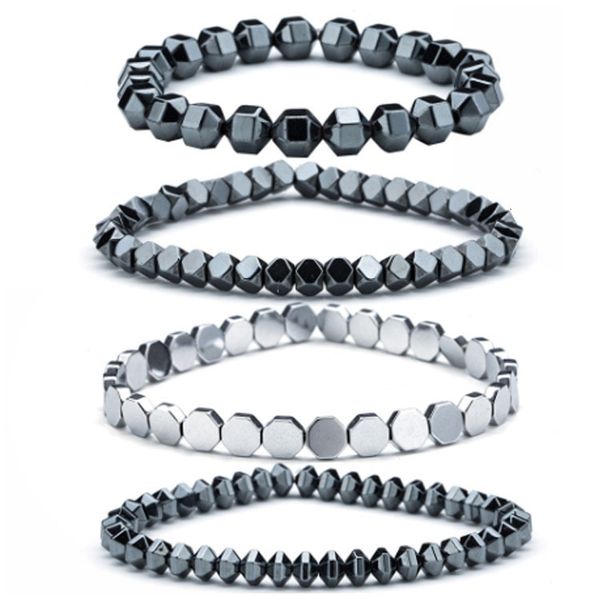 

bracelet natural tiger eye silver hematite men's charm fashion lovers magnetic therapy, Golden;silver