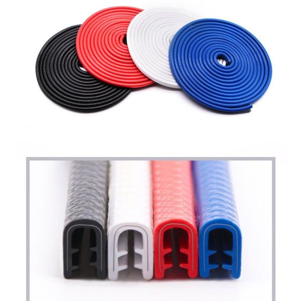 

hooks & rails 1/5m car door edge rubber protection strips side doors moldings anti-wear from scratches diy