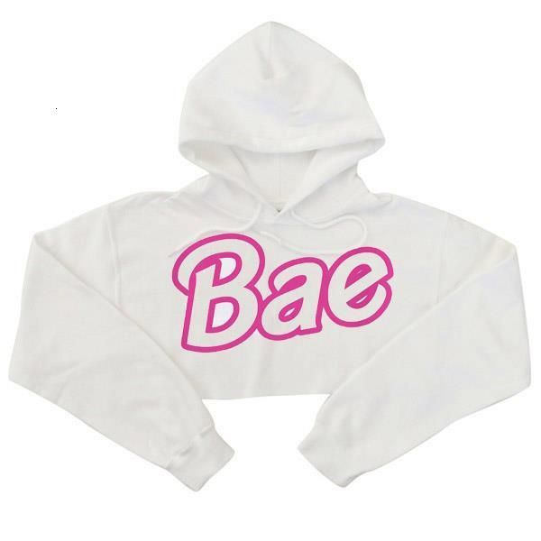 

women bae letter print hoodie long sleeve crop cropped sweatshirts casual sweats jumpe outfits, Black