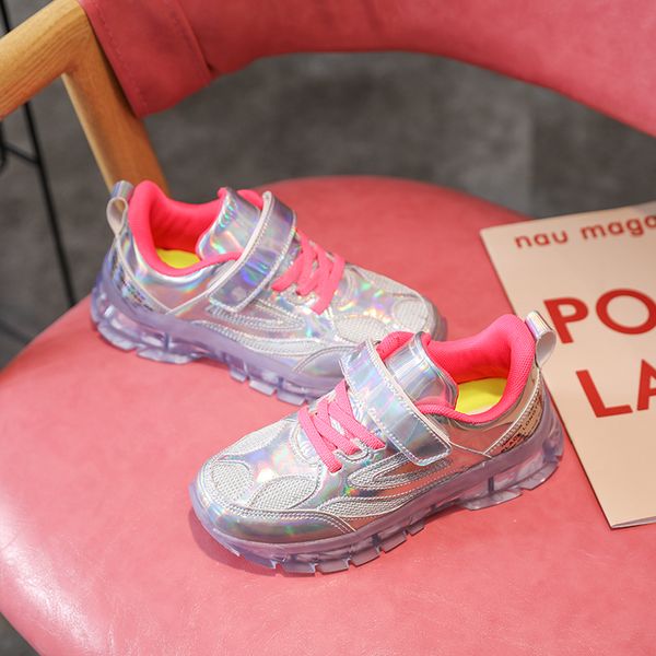 

girls sneakers lace up shoes kids flats platform shoes girls bling casual shoes children skateboard girls sequined running