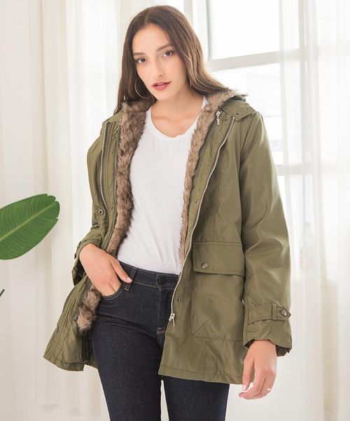 

women's jackets hooded coats and women zipper pocket 3xl size belt jacket autumn winter ladies clothing chaquetas mujer 2021, Black;brown