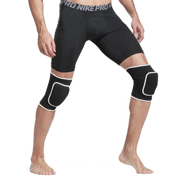 

elbow & knee pads 1pair sports sleeve breathable protector basketball football relief arthritis support legs guard padded, Black;gray