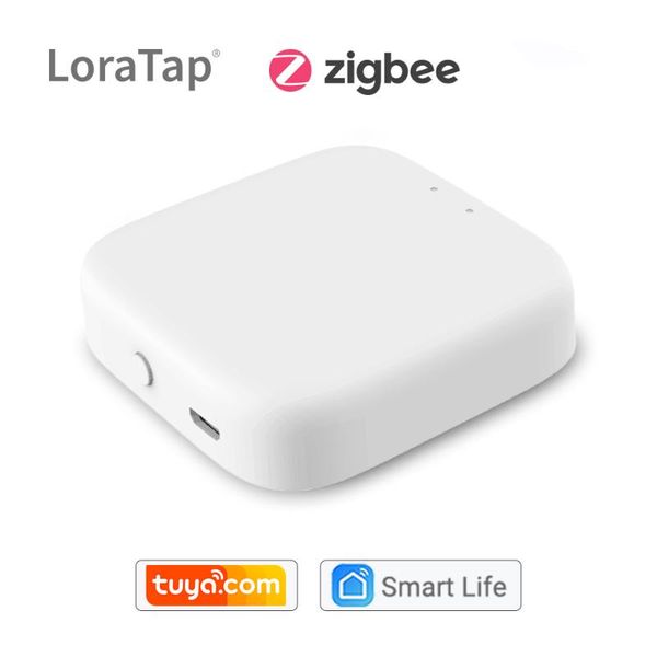 

smart home control loratap tuya zigbee 3.0 hub wireless gateway bridg life app remote devices mesh automation diy