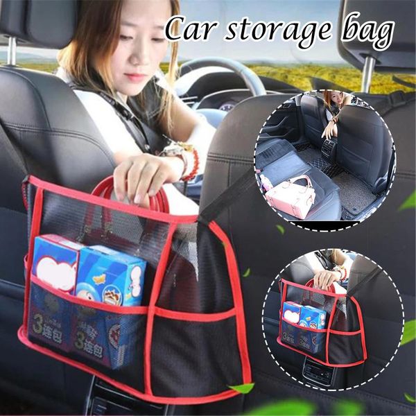 

car organizer universal net pocket handbag holder seat side storage mesh bag interior accessories styling