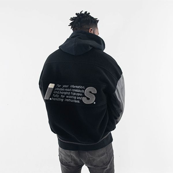 

2021 new i.sports archive bomber is varsity baseball jacket men women coat sleeve stitching jackets c5gq, Black;brown