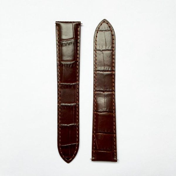 

watch bands agelocer leather band strap waterproof 20mm genuine black tan brown coffee, Black;brown