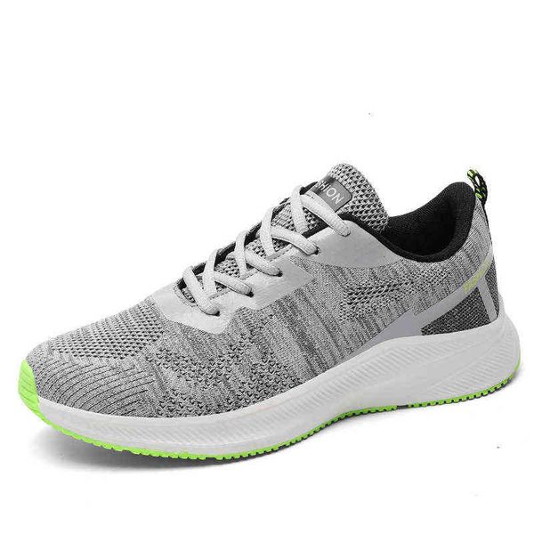 

men's shoes 2021 spring fashion leisure breathable men's large sneakers lace up comfortable, Black