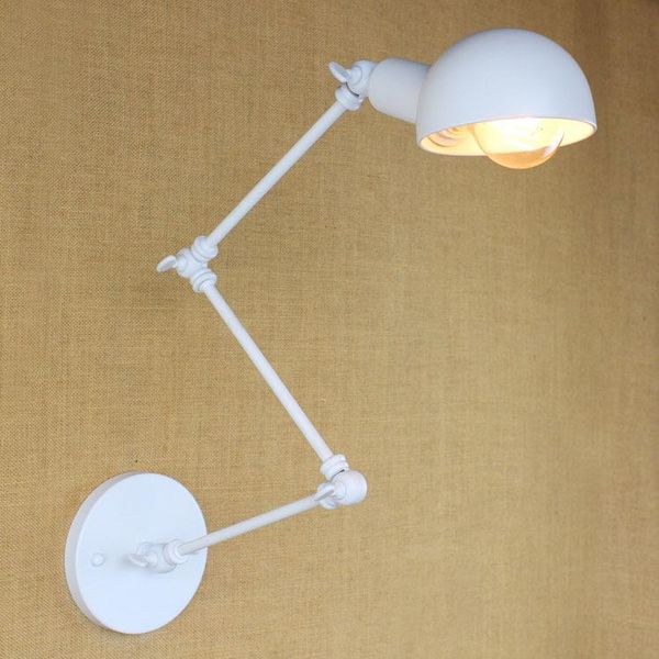 

wall lamp long arm 3 parts iron light cafe aisle hall project bedroom