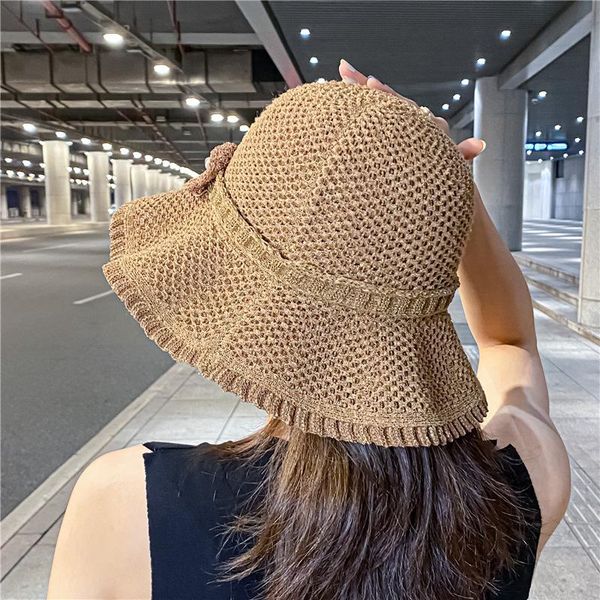 

berets fisherman's hat women's spring summer sunshade and sun protection korean foldable breathable fashion basin boina beret, Blue;gray