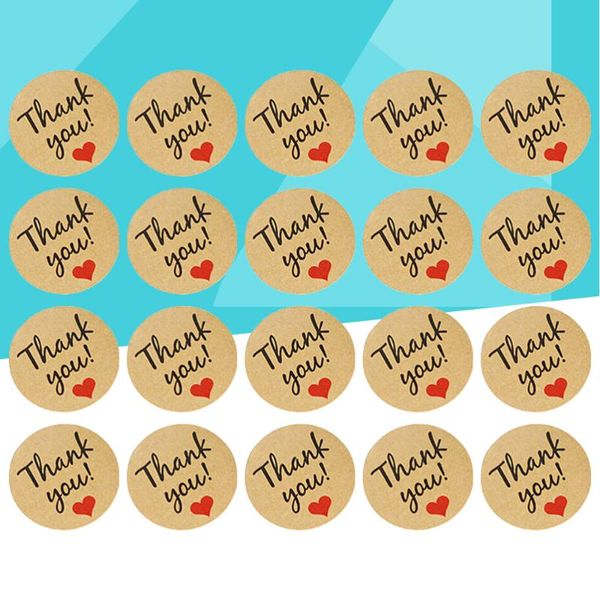 

20 sheets round seal cookie bag decoration decal stickers