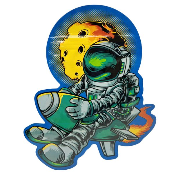 

irregular custom shape mylar bags 420 pack special die cut aluminum foil resealable pouch with zipper 3.5g till 1lb