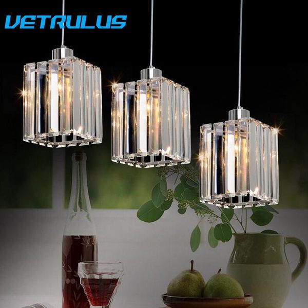

pendant lamps k9 crystal led for dining room indoor decor moderm living chandelier ceiling lights inside hanging fixtures