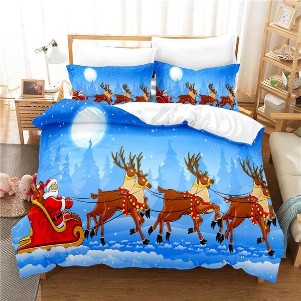 

bedding sets elk carriage duvet cover set 3d digital printing bed linen fashion design comforter