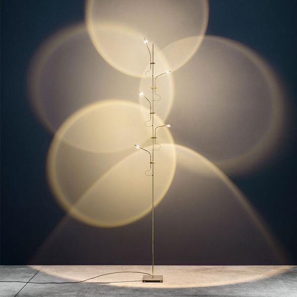 

modern simple floor lamp nordic projection standing lamp for living room art deco italy led stand light creative metal luminaire