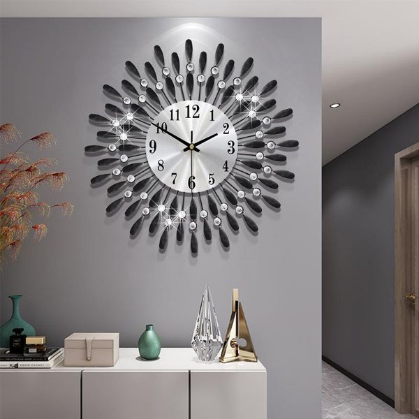

wall clocks 38cm clock modern design stickers for living room bedroom