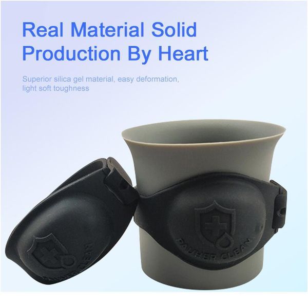 

hand sanitizer wristband sile watch strap children no-clean hand sanitizer bracelet sile bracelet hand s jllvsd, Black;red