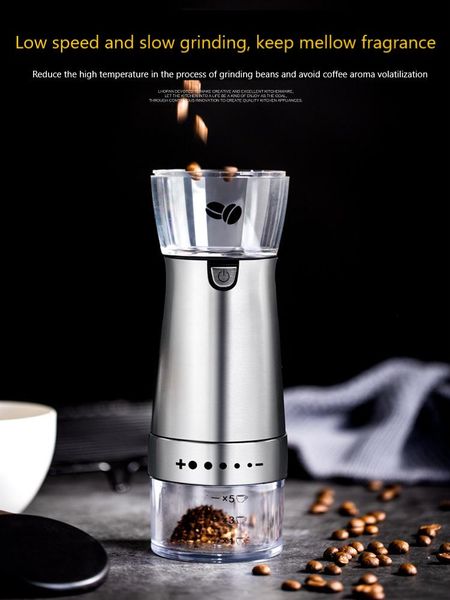 

manual coffee grinders electric grinder, mini kitchen supplies, usb charging, adjustable grinding thickness, fashionable and portable