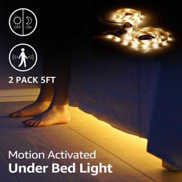 

5v pir motion sensor led lamp battery cabinet light motion sensor led bedroom kitchen light wardrobe usb closet lighting