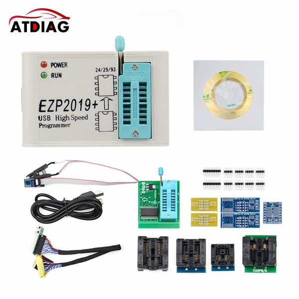 

code readers & scan tools ezp2021 high-speed ezp 2021 usb spi programmer support24 25 93 eeprom flash bios chip + soic8 sop8 test clip