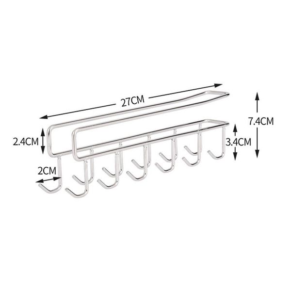 

hooks & rails porable practical clapboard hook rack for bedroom kitchen wardrobe f2