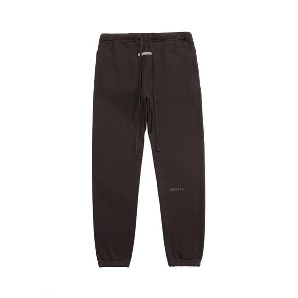 

20fw autumn winter matcha green coffee brown pants usa 3m reflective trousers casual sweatpants men women jogger, Black
