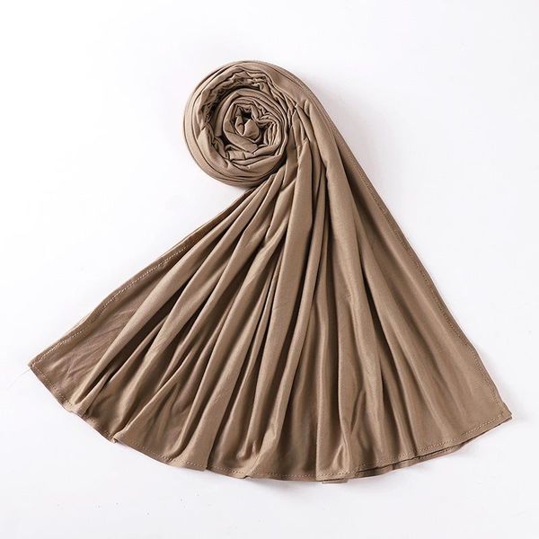 

scarves women jersey hijabs long good stitching shawls with hoop use islam muslim elastic winter scarf 2021, Blue;gray