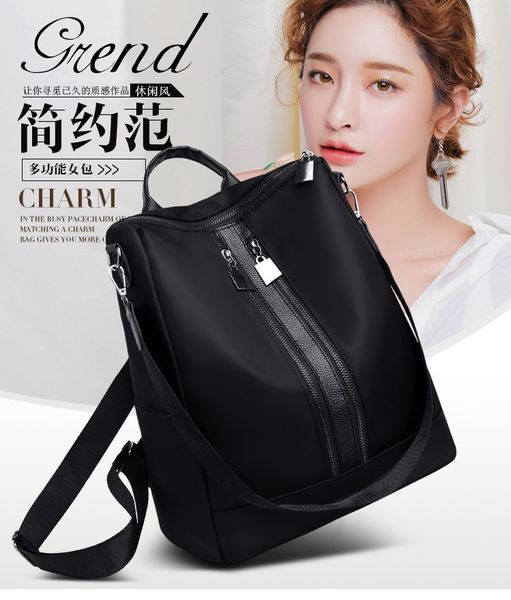 

luxury design detachable shoulder strap women's designer backpack wallet purses